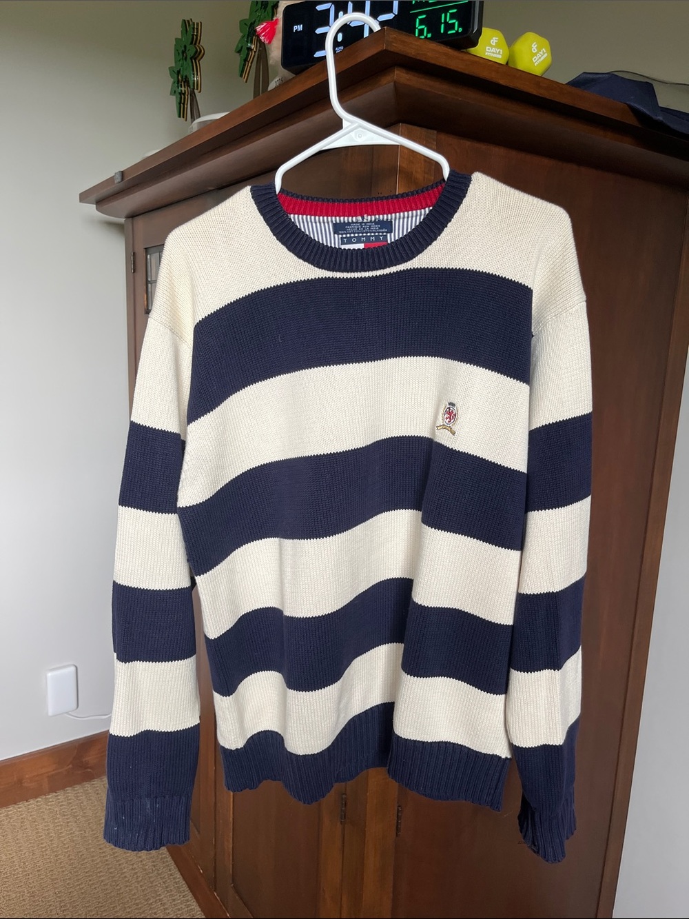Tommy Hilfiger Striped Crewneck Sweater